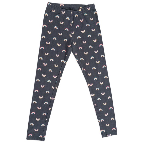 Cat & Jack Other - Cat & Jack Rainbow Print Leggings‎ Girls Size L 10/12 Casual Rainbowcore Kidcore